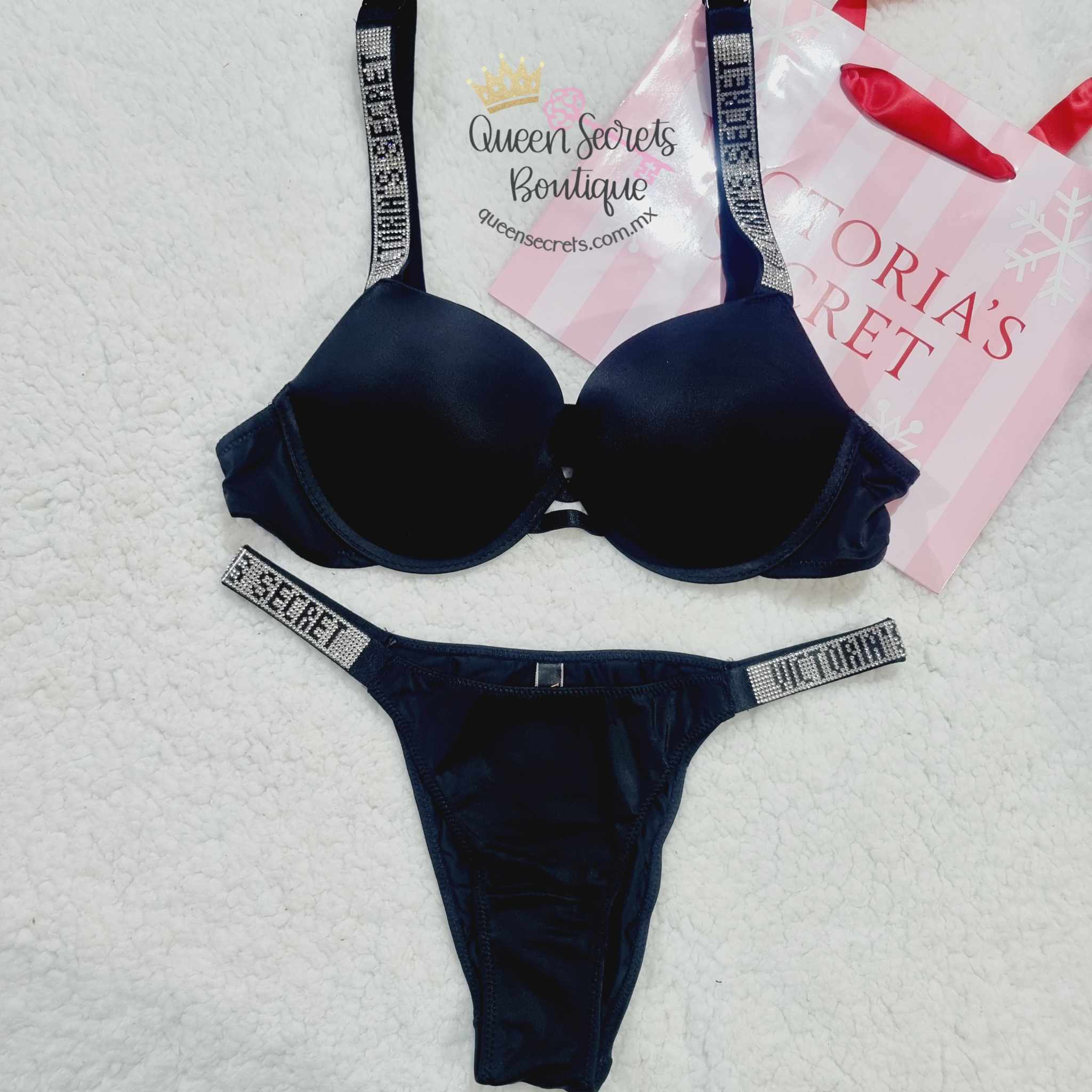 Set Very Sexy Negro Victoria's Secret