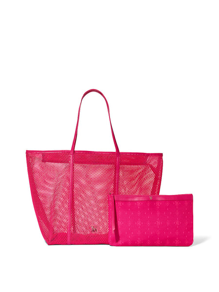 Mesh Tote and Pouch VS Victoria's Secret