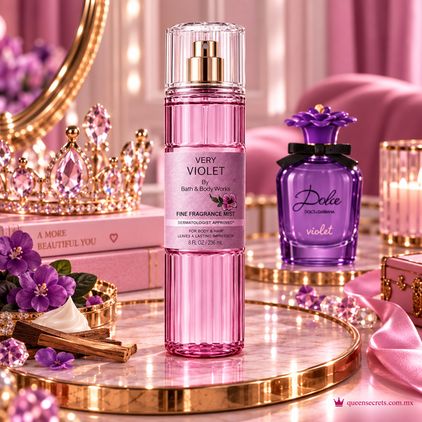 Very violet - loción bath and body works