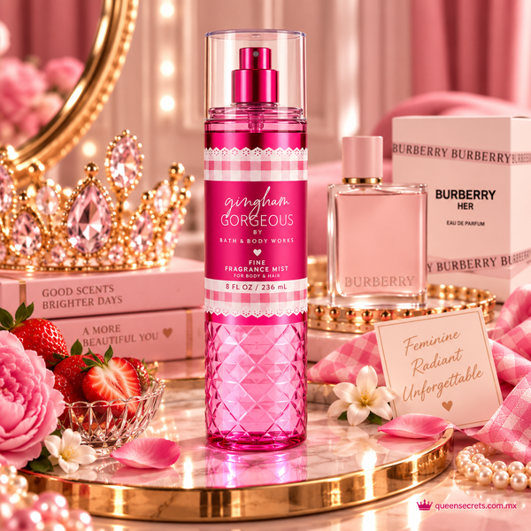 Gingham Gorgeous - loción bath and body works