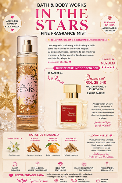 In the stars - loción bath and body works