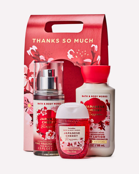 Set de regalo Japanese Cherry Blossom bath and body works
