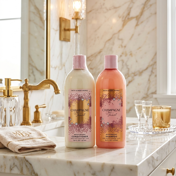 Set para el cabello CHAMPAGNE TOAST bath and body works