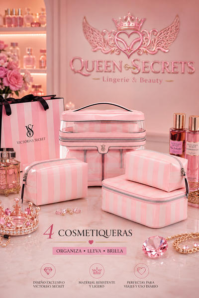Set de 4 Cosmetiqueras Victoria’s Secret Victoria's Secret