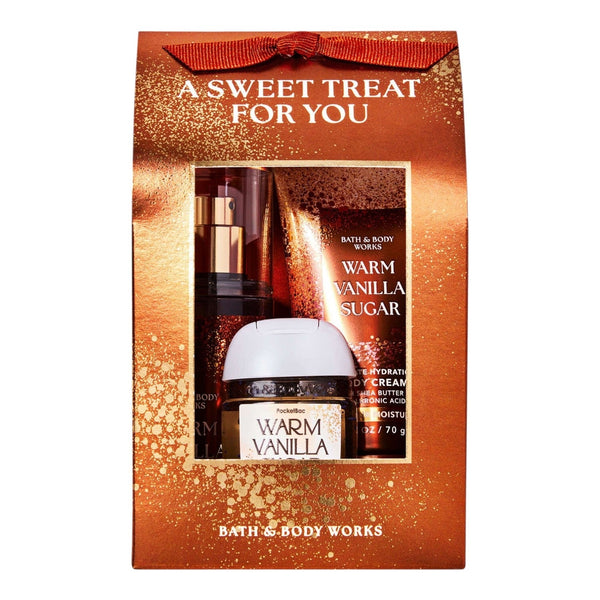 Set de regalo Warm Vanilla Sugar bath and body works