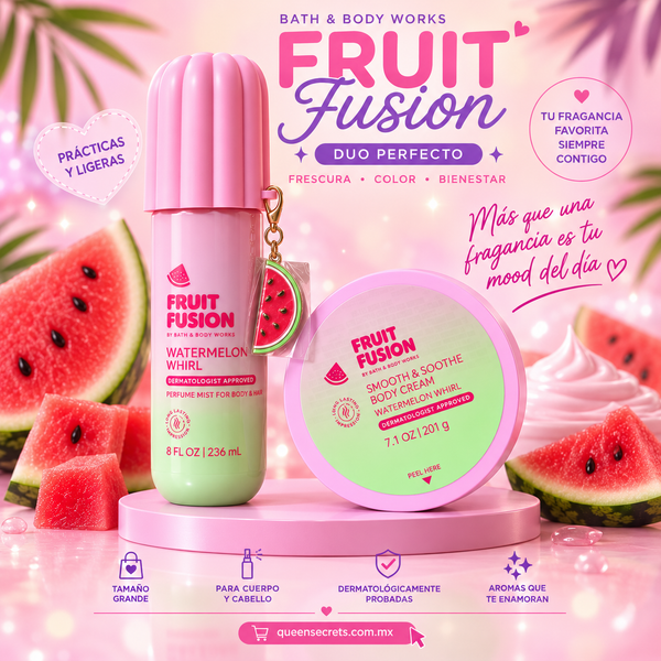 Duo Watermelon Whirl bath and body works