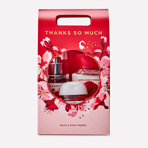 Set de regalo Japanese Cherry Blossom bath and body works