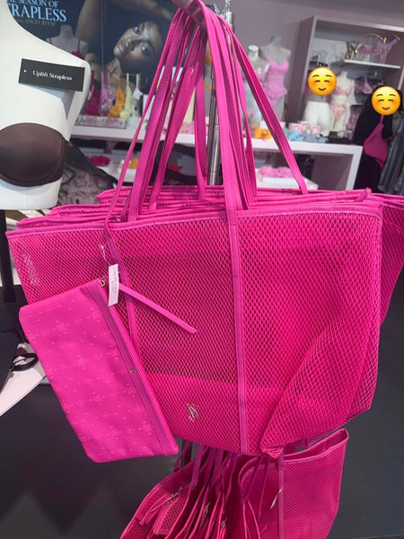 Mesh Tote and Pouch VS Victoria's Secret