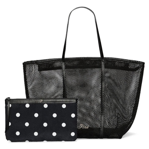 Mesh Tote and Pouch PINK Victoria's Secret Pink