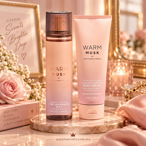 Set Warm Musk bath and body works