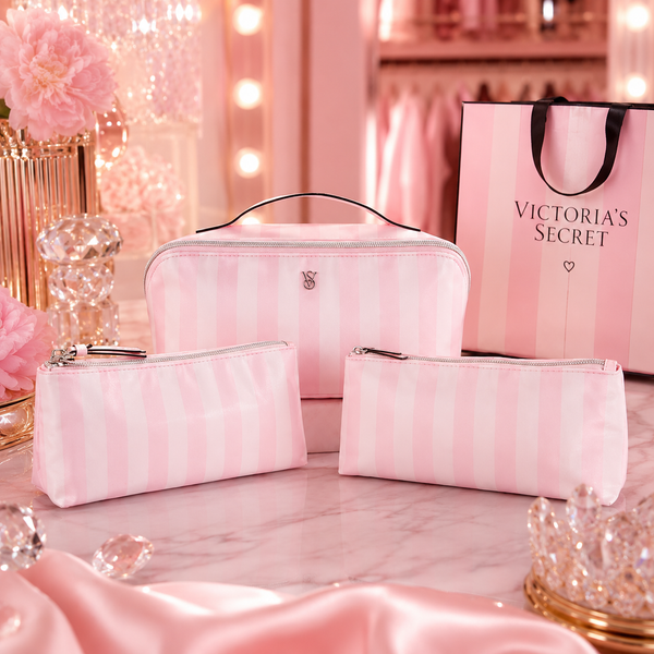 Set de 3 Cosmetiqueras Victoria’s Secret